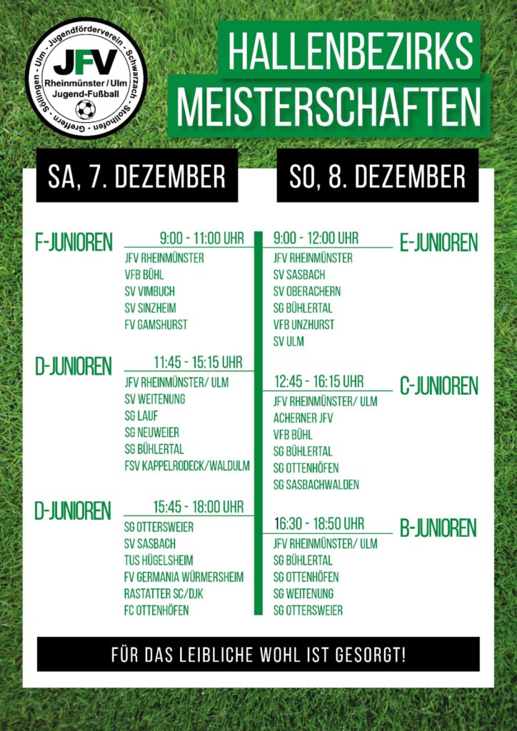 HBFM 2024 Spielplan