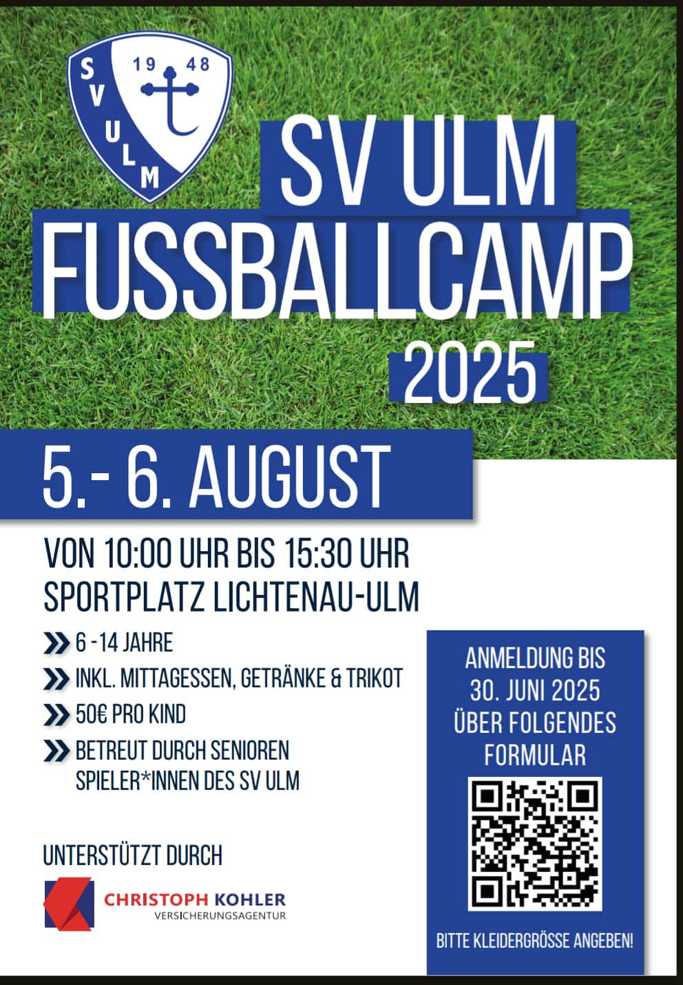 SV Ulm Fußball Camp 2025